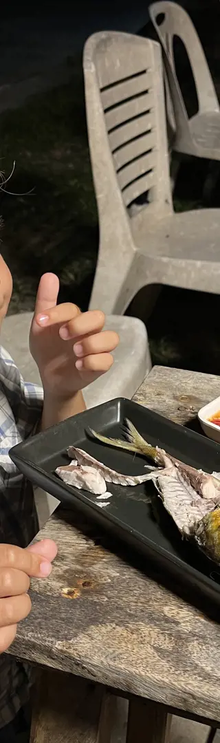 Frische Fische und Reis